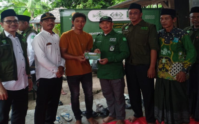 LAZISNU PCNU Jakarta Salurkan Bantuan untuk Korban Angin Puting Beliung di Kecamatan Palas